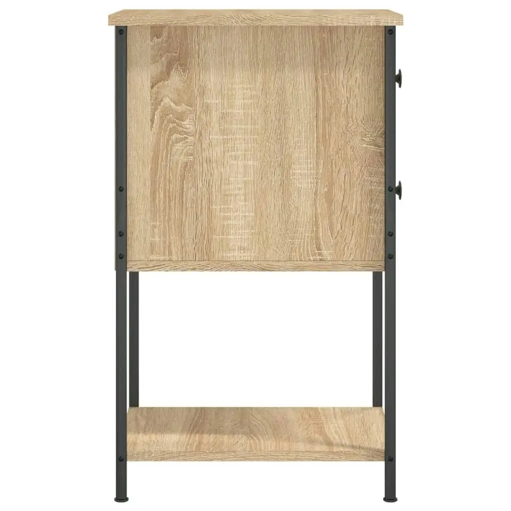 Bedside Cabinet Sonoma Oak 32x42x70 cm Engineered Wood 826095