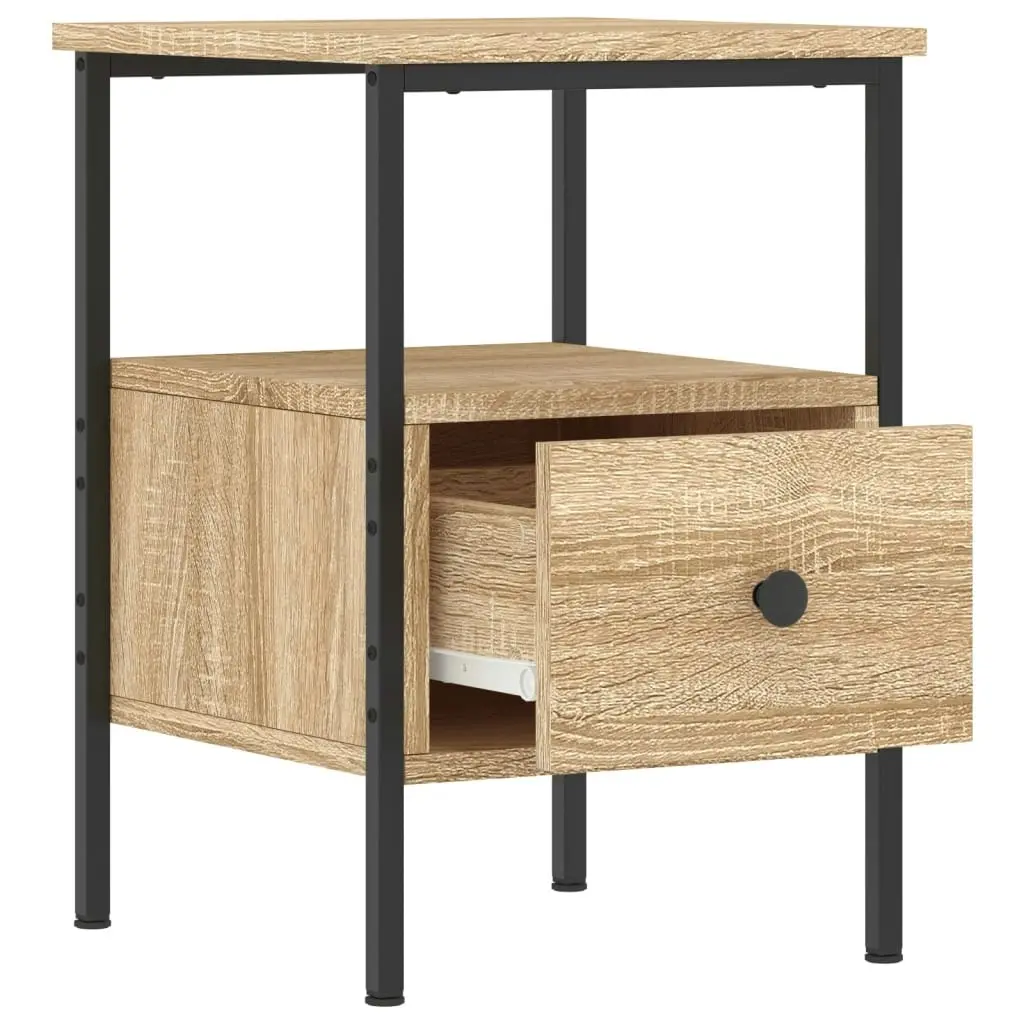 Bedside Cabinet Sonoma Oak 34x36x50 cm Engineered Wood 826045