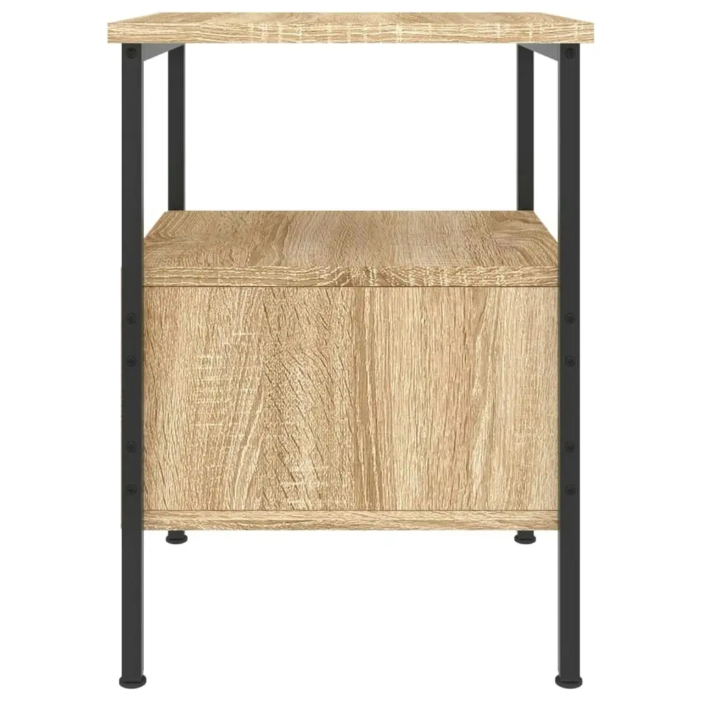 Bedside Cabinet Sonoma Oak 34x36x50 cm Engineered Wood 826045