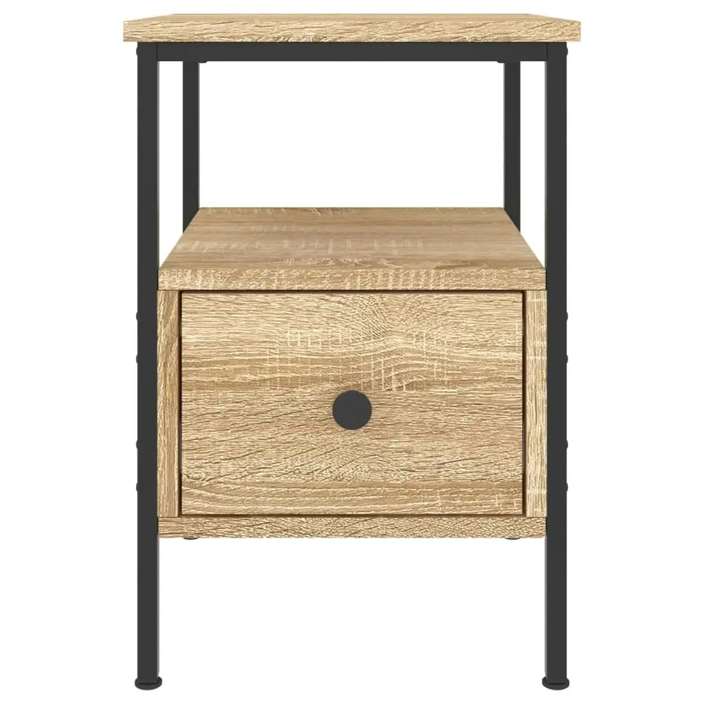 Bedside Cabinet Sonoma Oak 34x36x50 cm Engineered Wood 826045