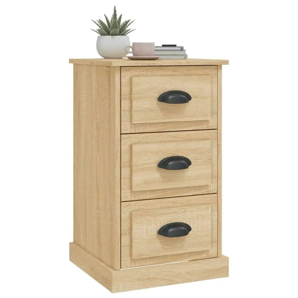 Bedside Cabinet Sonoma Oak 39x39x67 cm Engineered Wood 816163