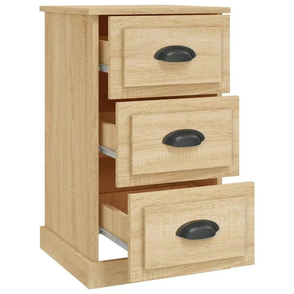 Bedside Cabinet Sonoma Oak 39x39x67 cm Engineered Wood 816163