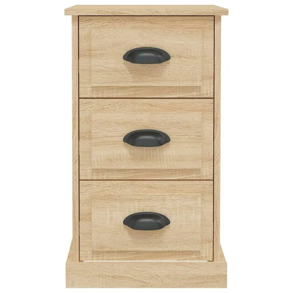 Bedside Cabinet Sonoma Oak 39x39x67 cm Engineered Wood 816163