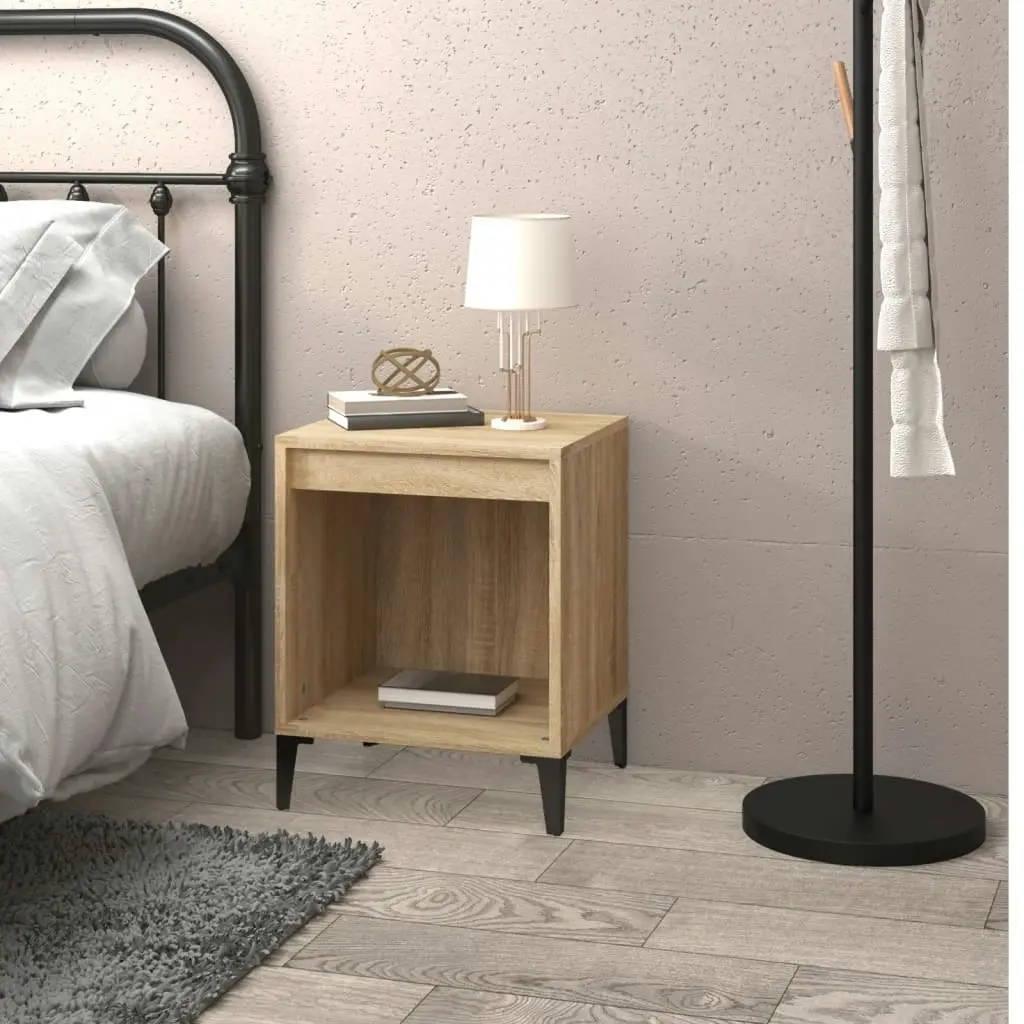 Bedside Cabinet Sonoma Oak 40x35x50 cm 821880