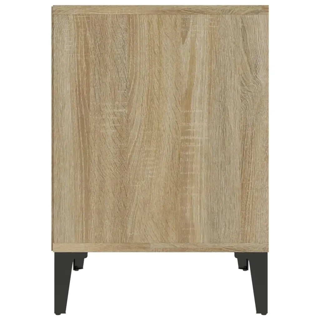 Bedside Cabinet Sonoma Oak 40x35x50 cm 821880