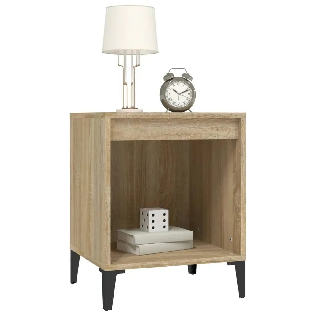 Bedside Cabinet Sonoma Oak 40x35x50 cm 821880