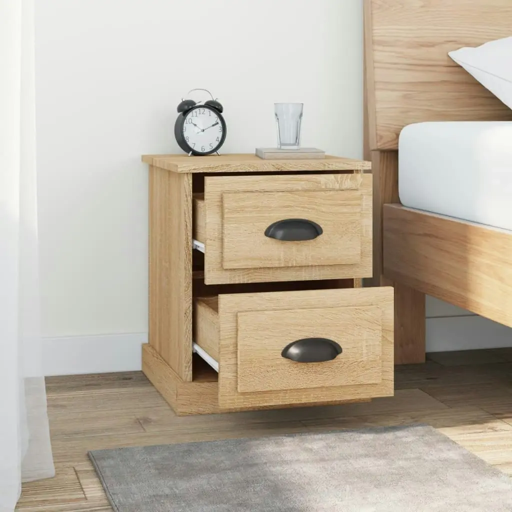 Bedside Cabinet Sonoma Oak 39x39x47.5 cm Engineered Wood 816150