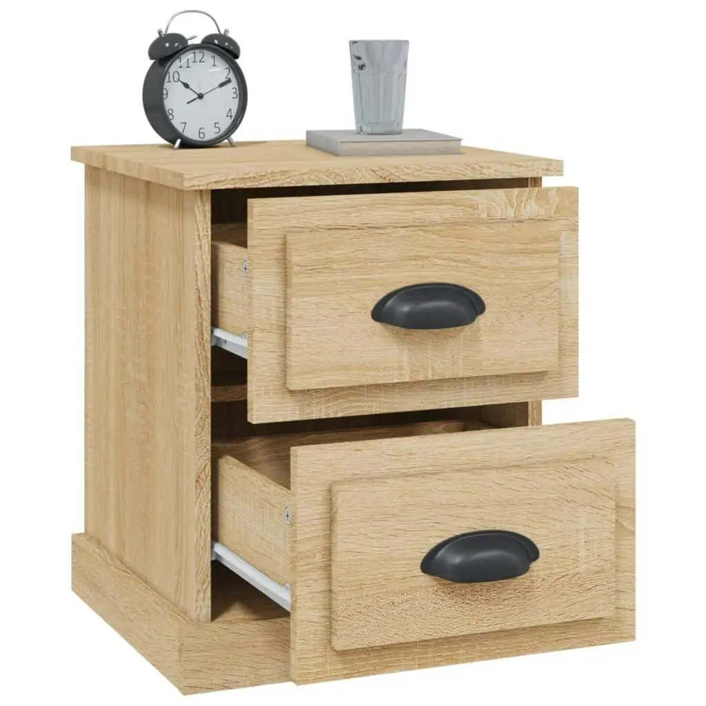 Bedside Cabinet Sonoma Oak 39x39x47.5 cm Engineered Wood 816150