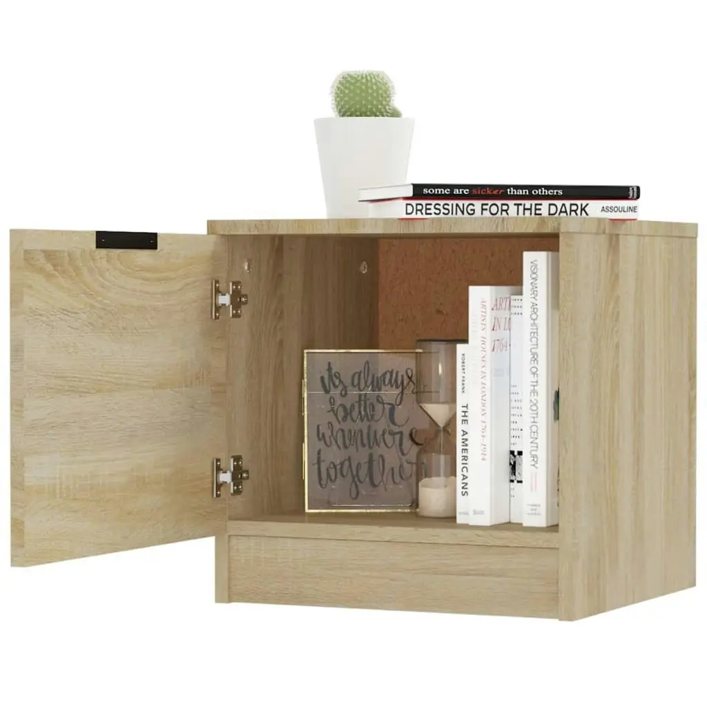 Bedside Cabinet Sonoma Oak 40x39x40 cm 811202