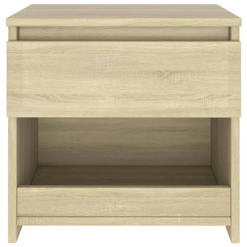 Bedside Cabinet Sonoma Oak 40x30x39 cm Engineered Wood 803449