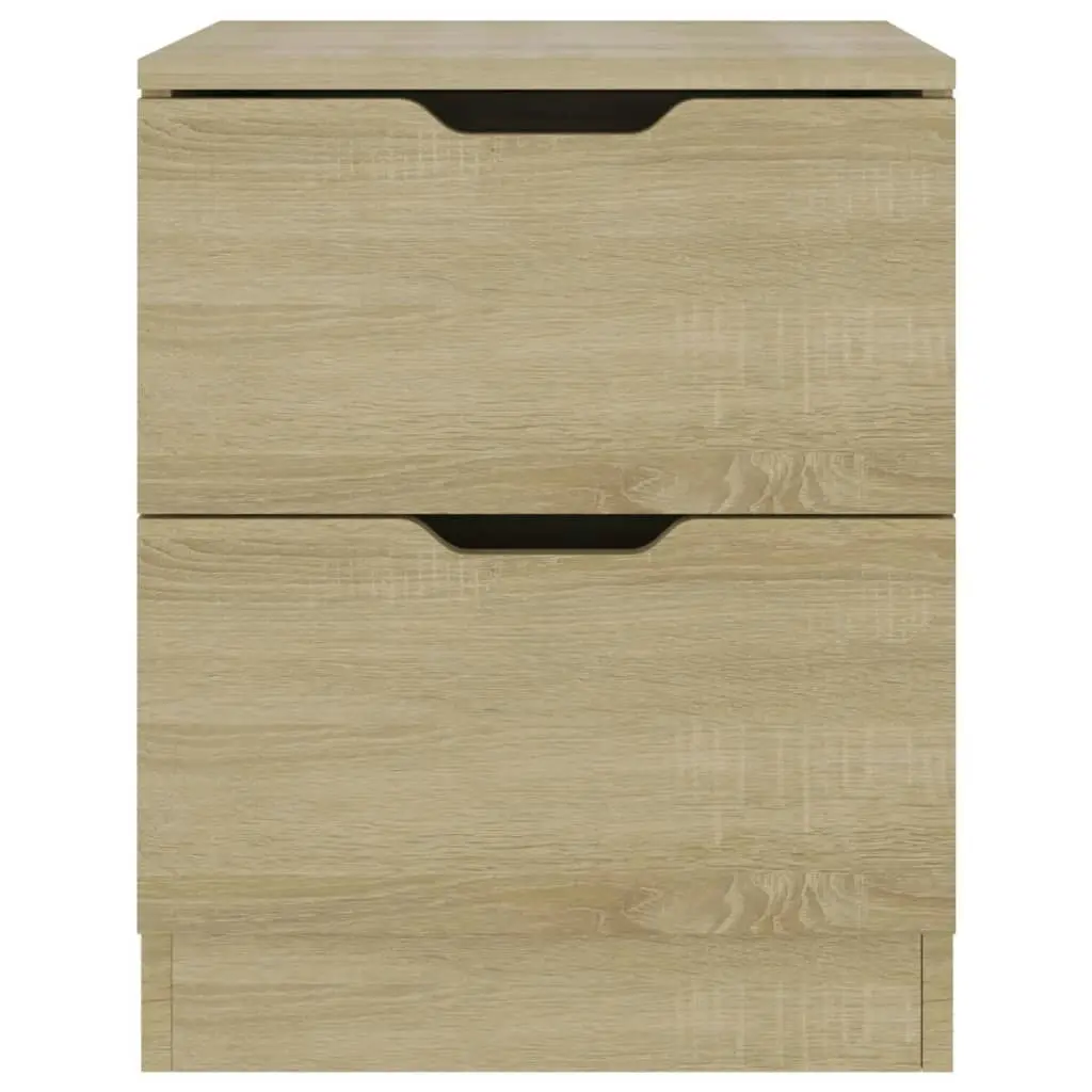 Bedside Cabinet Sonoma Oak 40x40x50 cm Engineered Wood 326729