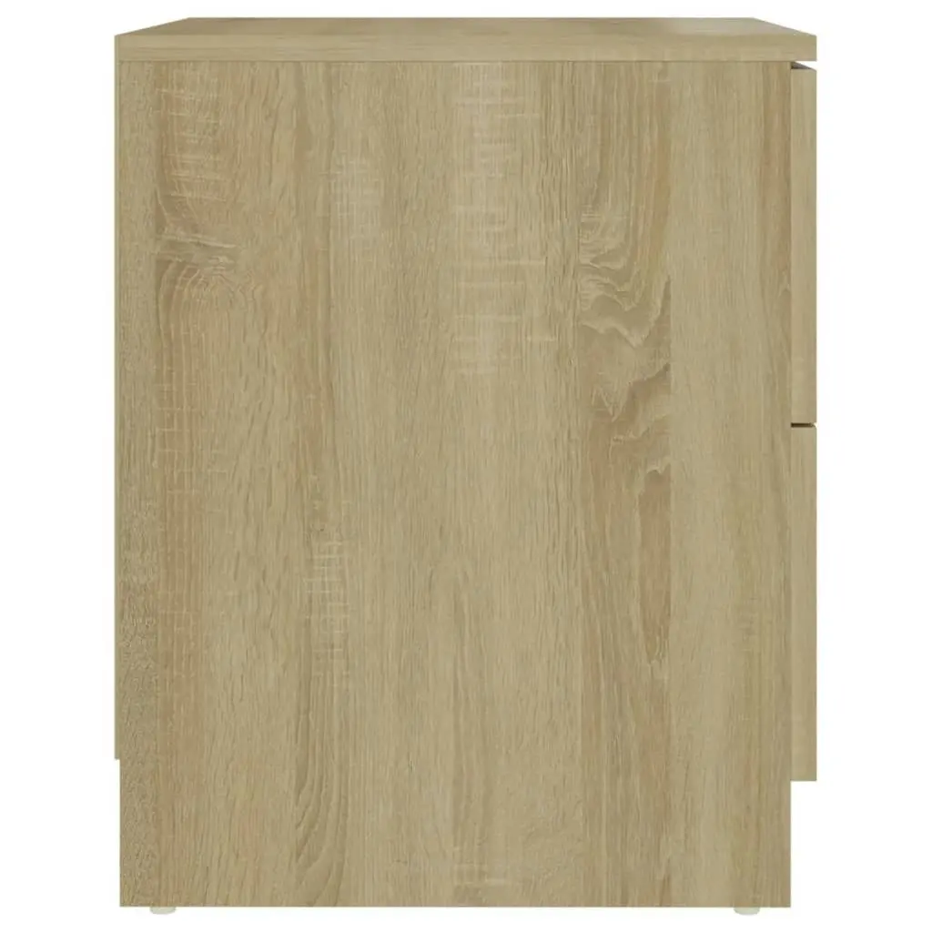 Bedside Cabinet Sonoma Oak 40x40x50 cm Engineered Wood 326729