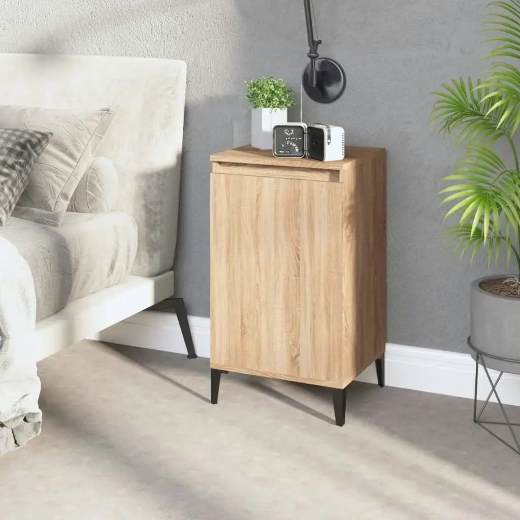 Bedside Cabinet Sonoma Oak 40x35x70 cm Engineered Wood 819650