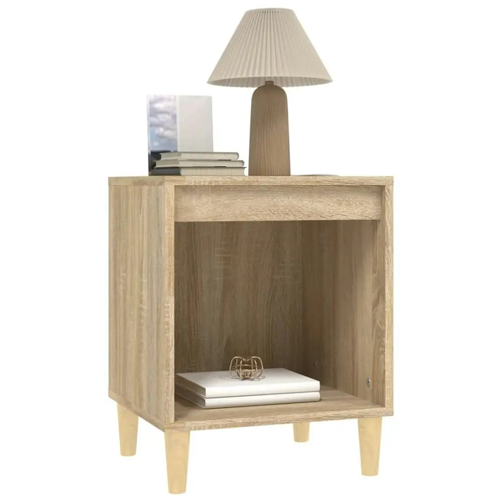 Bedside Cabinet Sonoma Oak 40x35x50 cm 821864