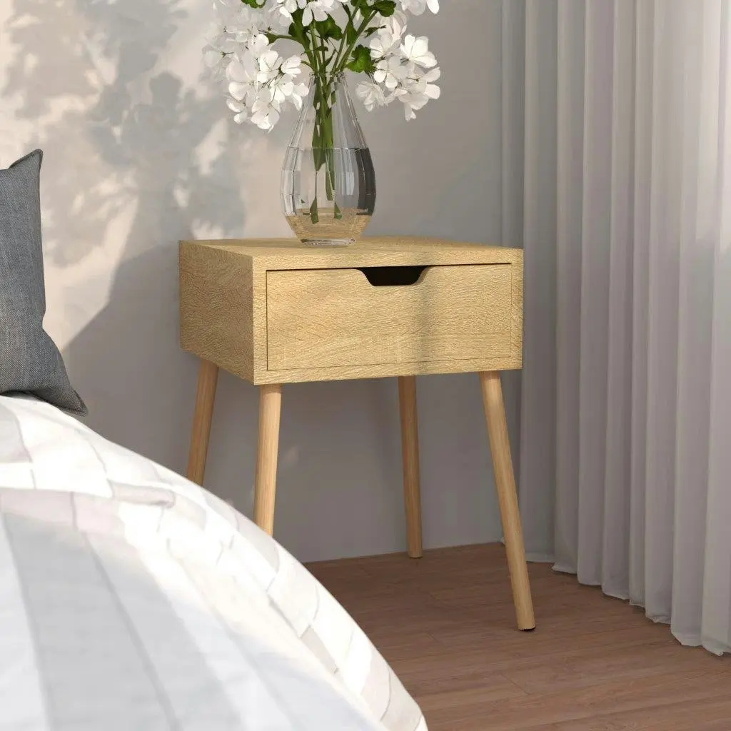 Bedside Cabinet Sonoma Oak 40x40x56 cm Engineered Wood 326801