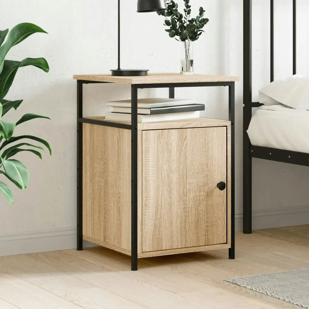 Bedside Cabinet Sonoma Oak 40x42x60 cm Engineered Wood 826035