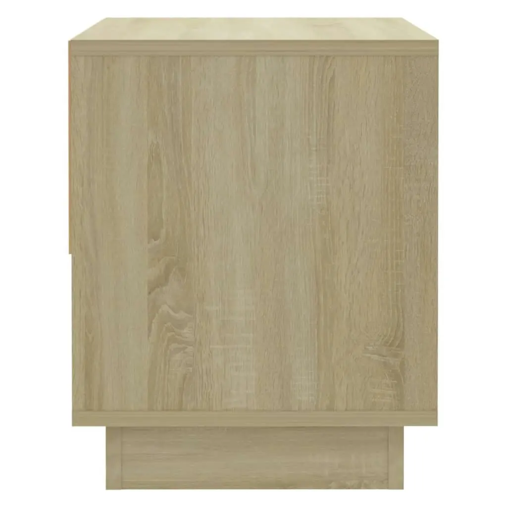 Bedside Cabinet Sonoma Oak 45x34x44 cm Engineered Wood 809518