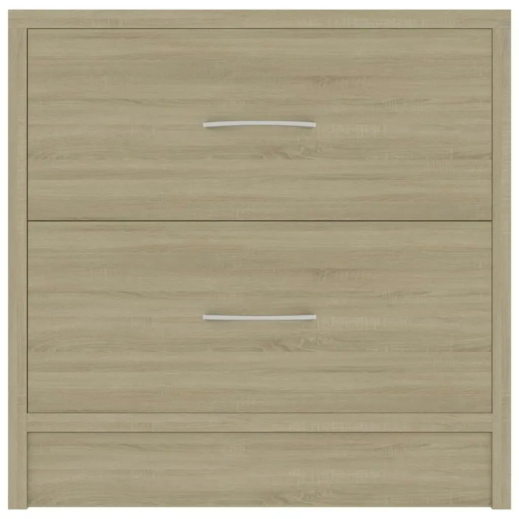 Bedside Cabinet Sonoma Oak 40x30x40 cm Engineered Wood 801041