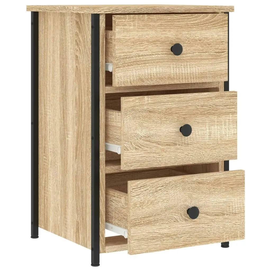 Bedside Cabinet Sonoma Oak 40x36x60 cm Engineered Wood 825995