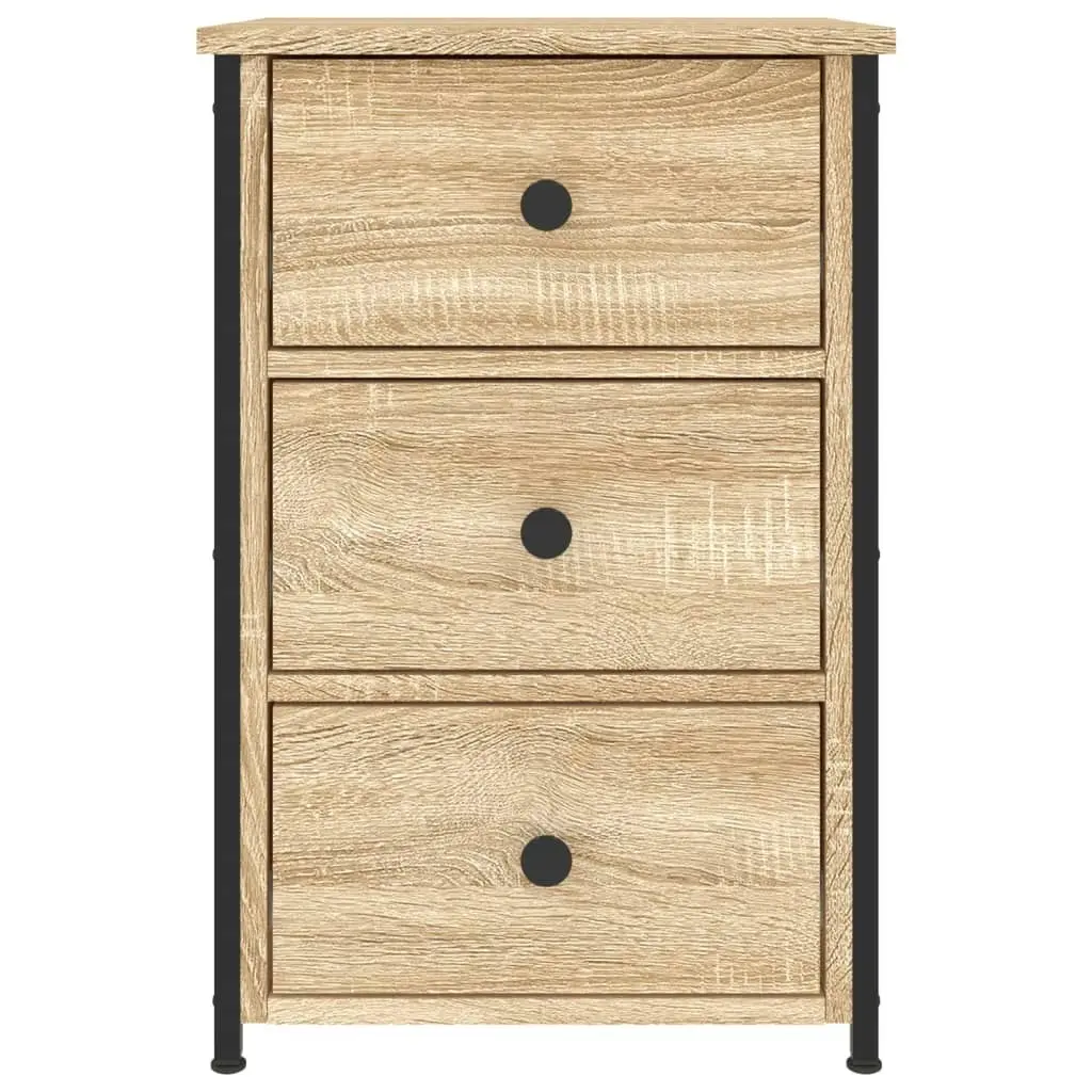 Bedside Cabinet Sonoma Oak 40x36x60 cm Engineered Wood 825995