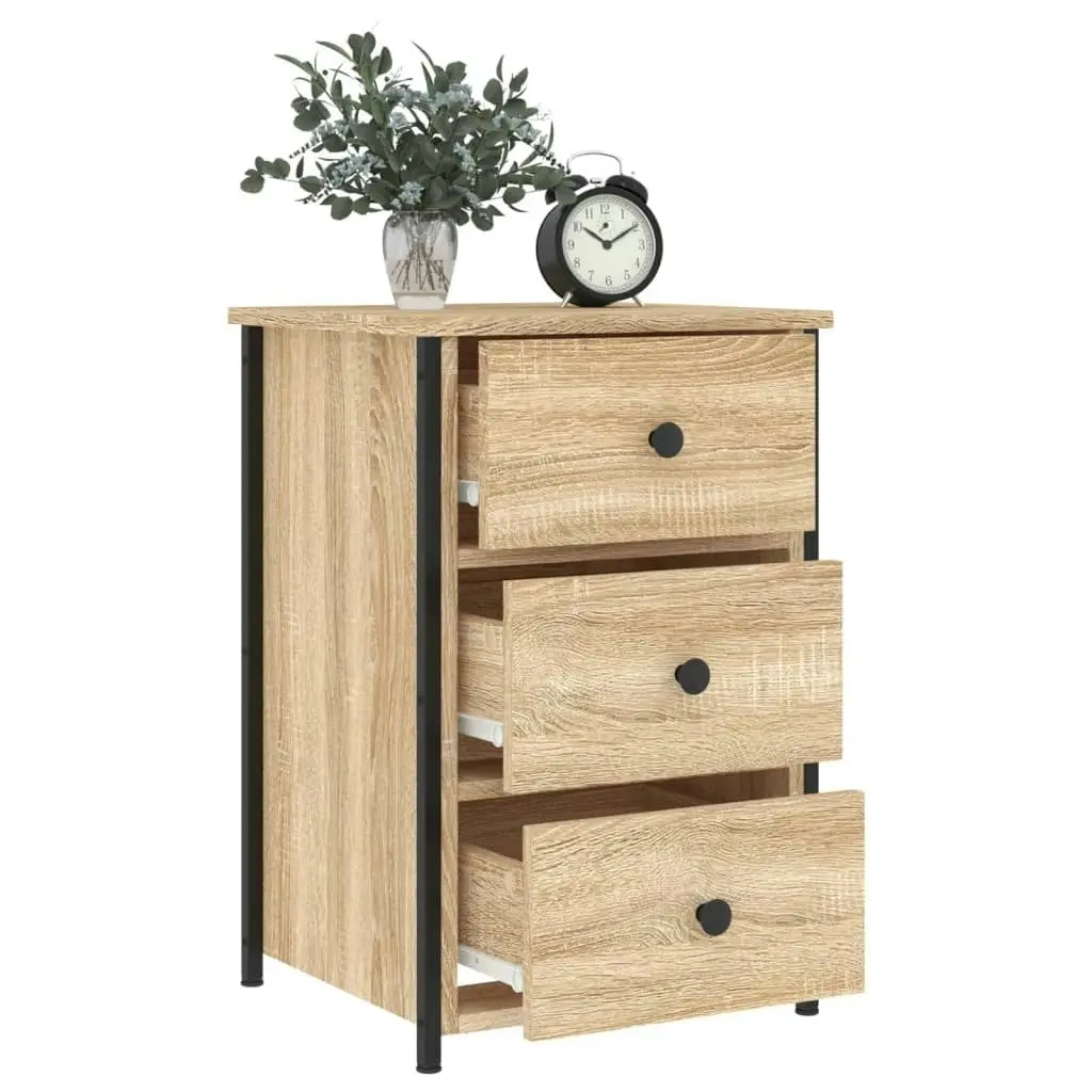 Bedside Cabinet Sonoma Oak 40x36x60 cm Engineered Wood 825995