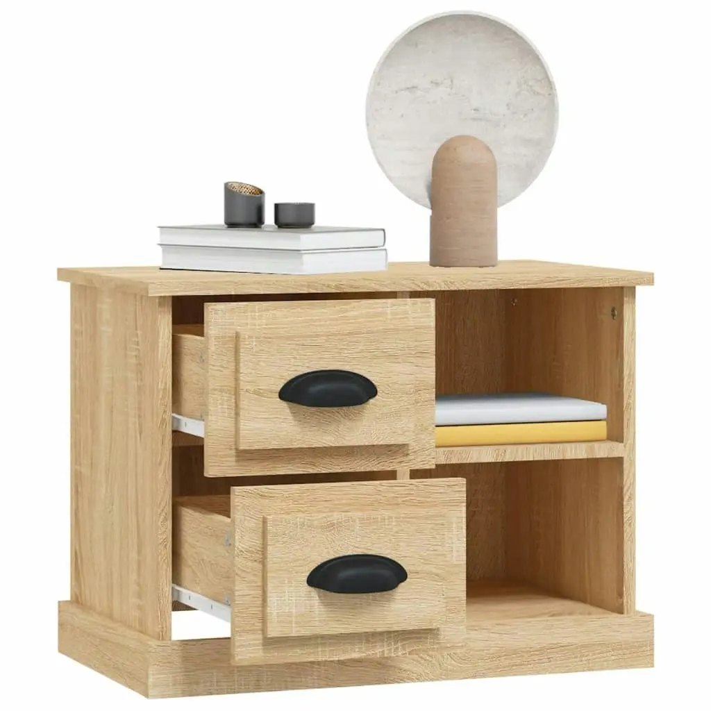 Bedside Cabinet Sonoma Oak 60x35.5x45 cm 816371