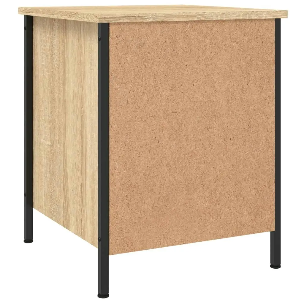 Bedside Cabinet Sonoma Oak 40x42x50 cm Engineered Wood 825935