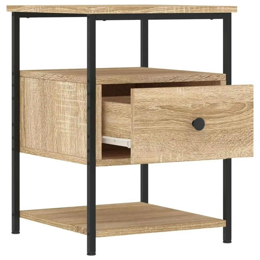 Bedside Cabinet Sonoma Oak 40x42x56 cm Engineered Wood 826025