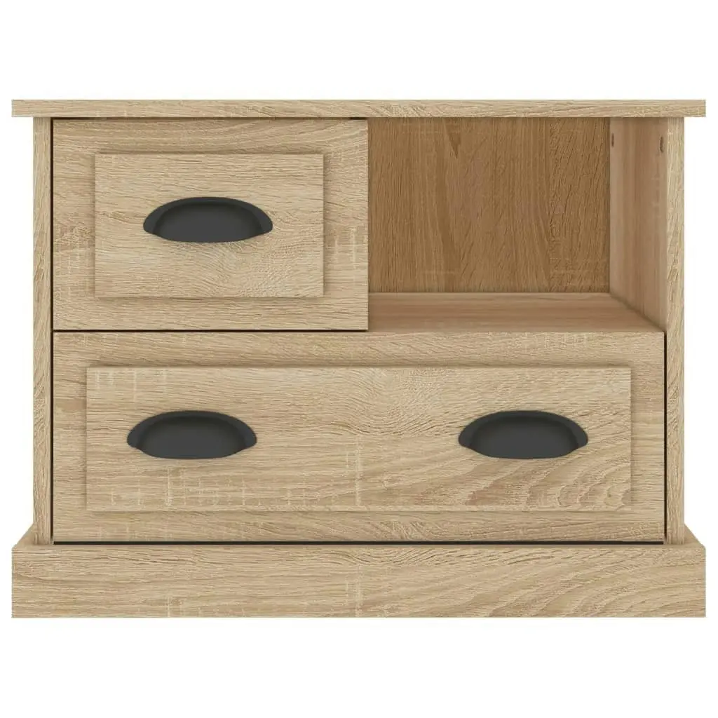 Bedside Cabinet Sonoma Oak 60x39x45 cm 816363