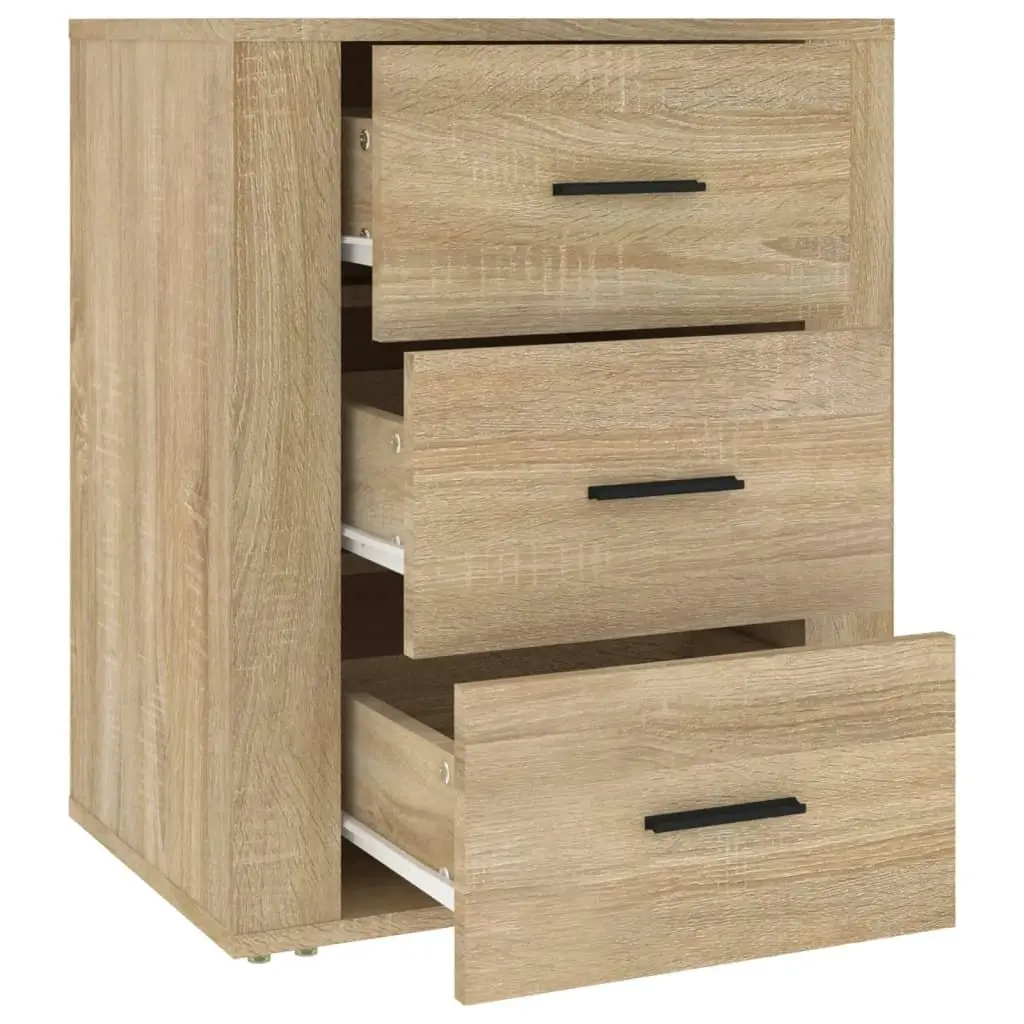 Bedside Cabinet Sonoma Oak 50x36x60 cm Engineered Wood 816715