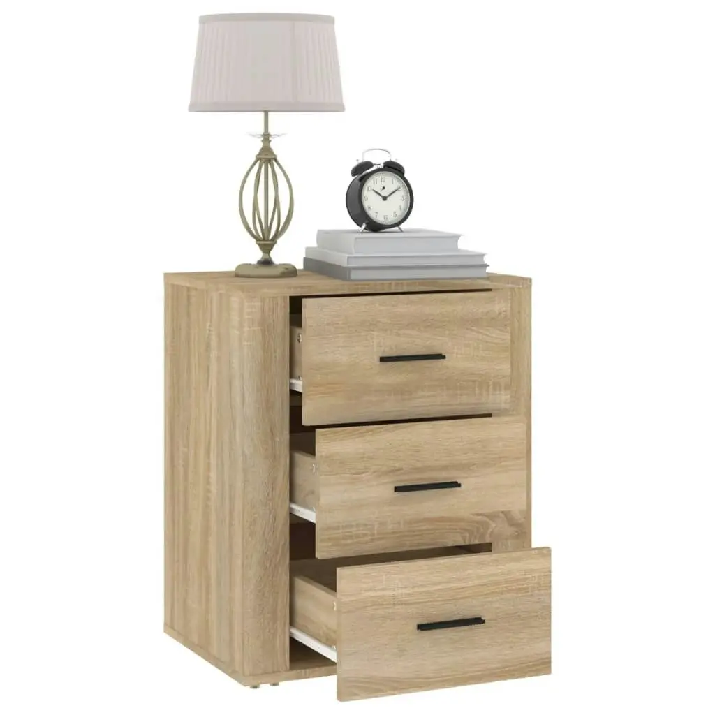 Bedside Cabinet Sonoma Oak 50x36x60 cm Engineered Wood 816715