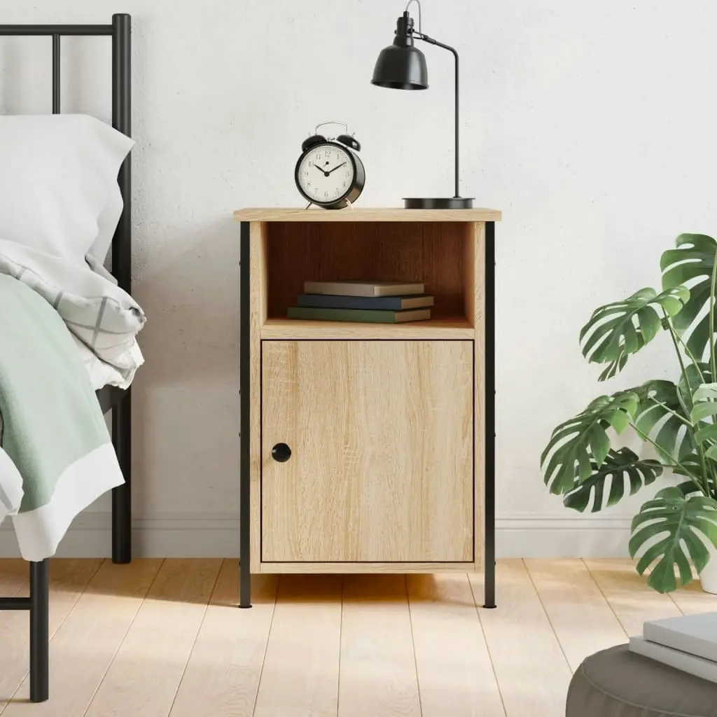 Bedside Cabinet Sonoma Oak 40x42x60 cm Engineered Wood 825915