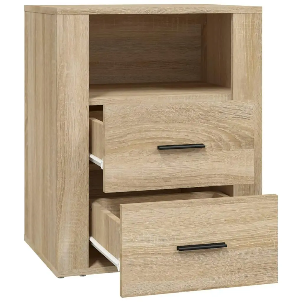 Bedside Cabinet Sonoma Oak 50x36x60 cm Engineered Wood 816731