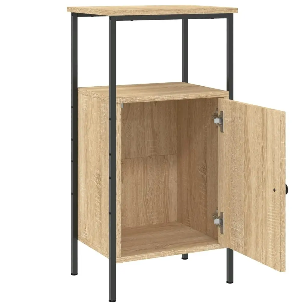 Bedside Cabinet Sonoma Oak 41x31x80 cm Engineered Wood 825925