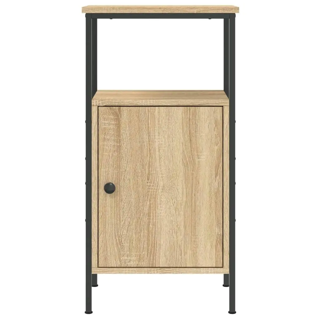 Bedside Cabinet Sonoma Oak 41x31x80 cm Engineered Wood 825925