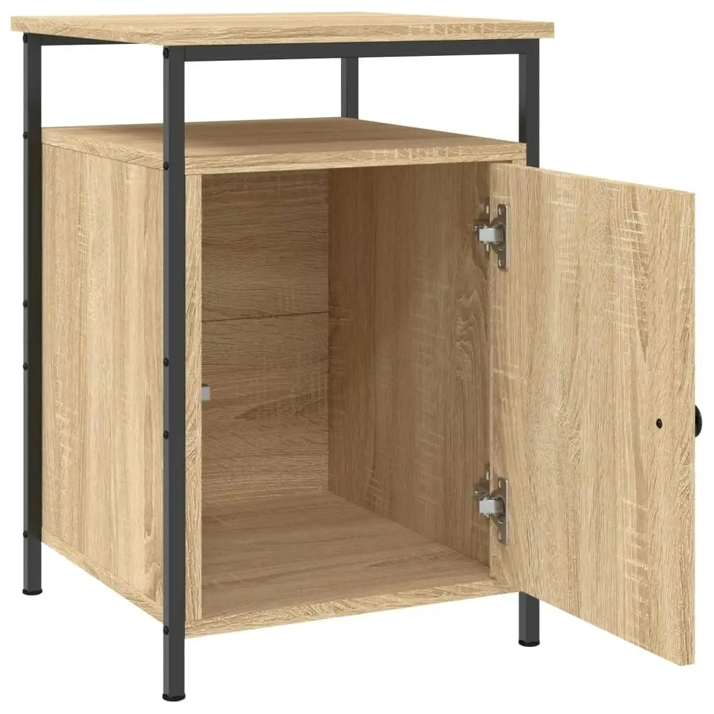 Bedside Cabinet Sonoma Oak 40x42x60 cm Engineered Wood 825865