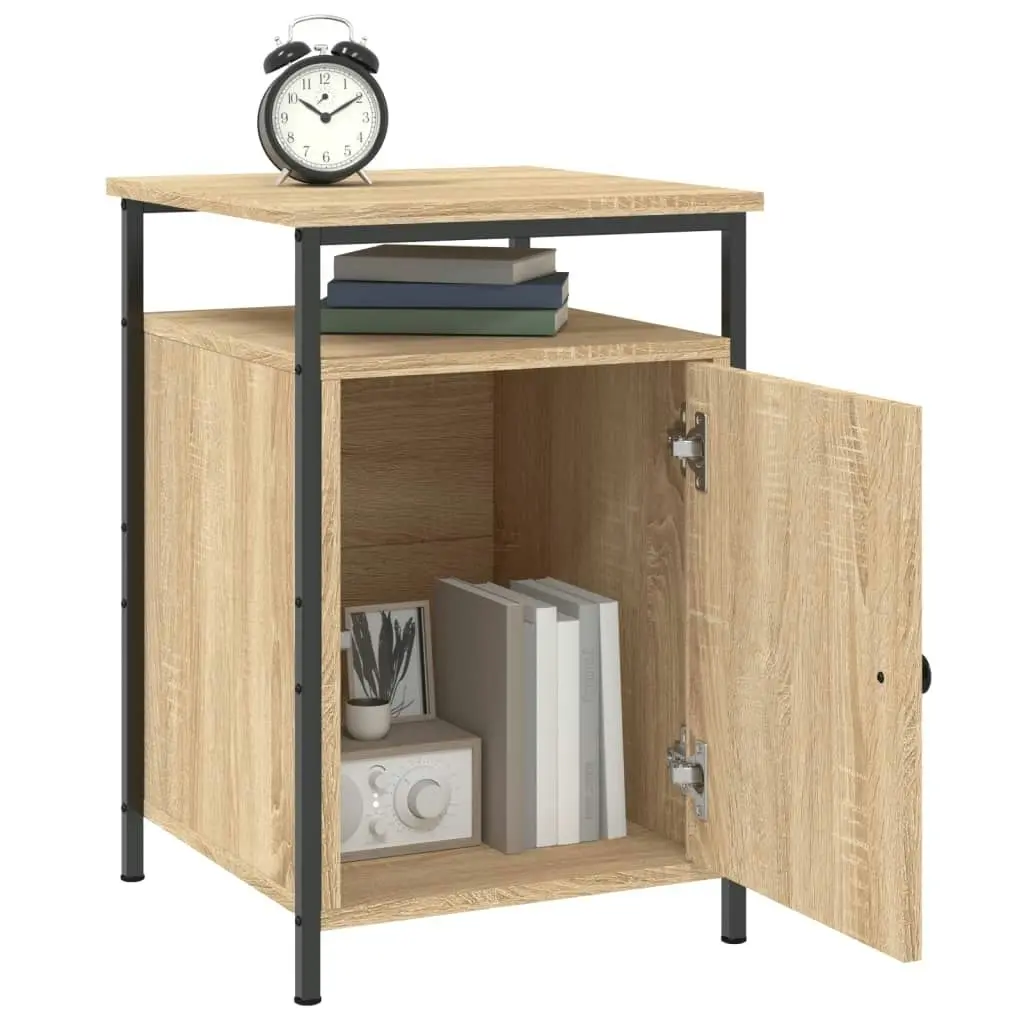 Bedside Cabinet Sonoma Oak 40x42x60 cm Engineered Wood 825865