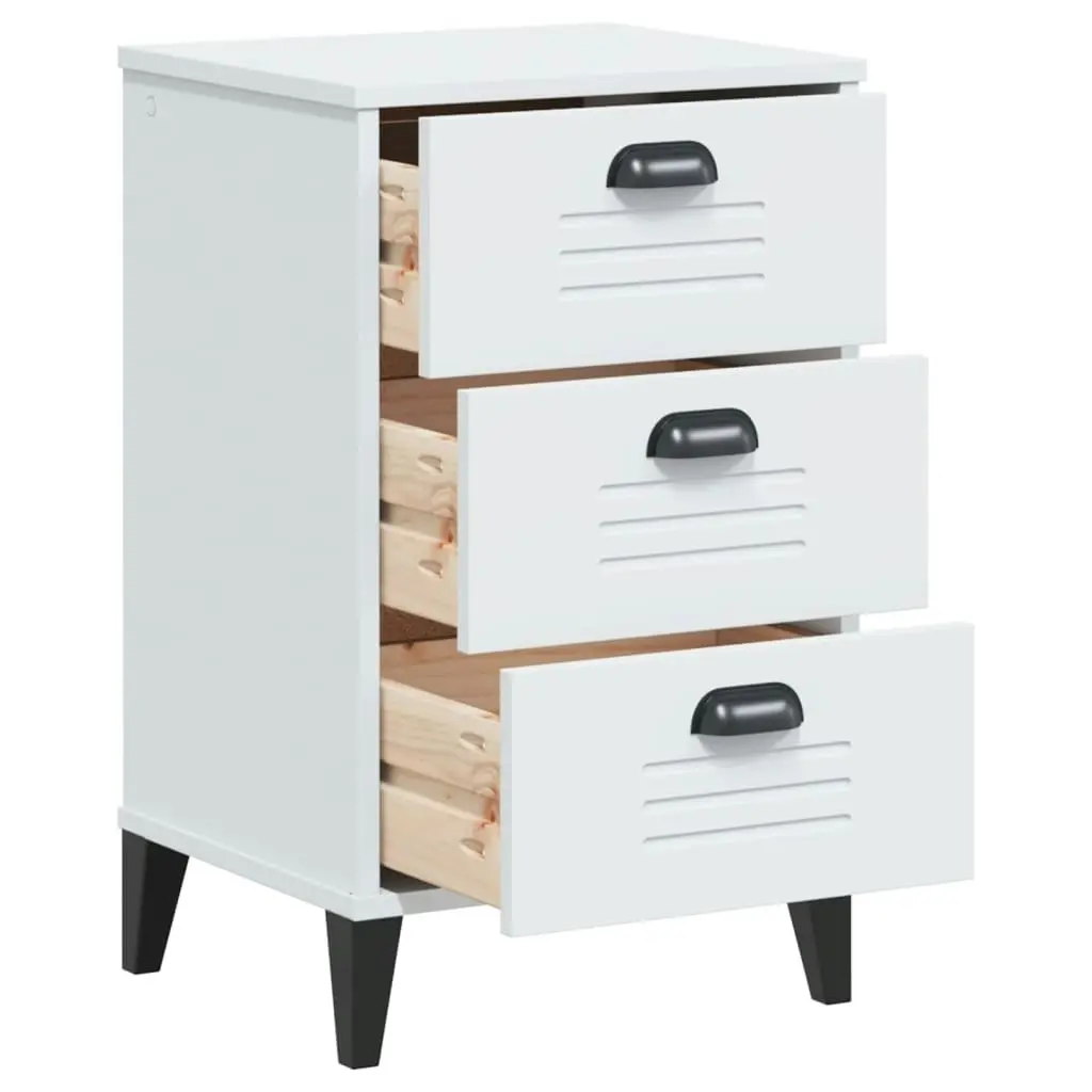 Bedside Cabinet VIKEN White Engineered Wood 374911