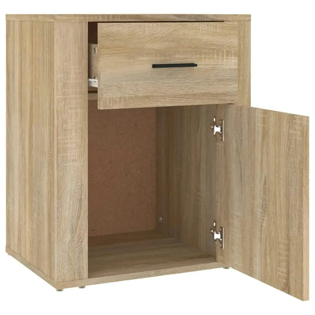 Bedside Cabinet Sonoma Oak 50x36x60 cm Engineered Wood 816723