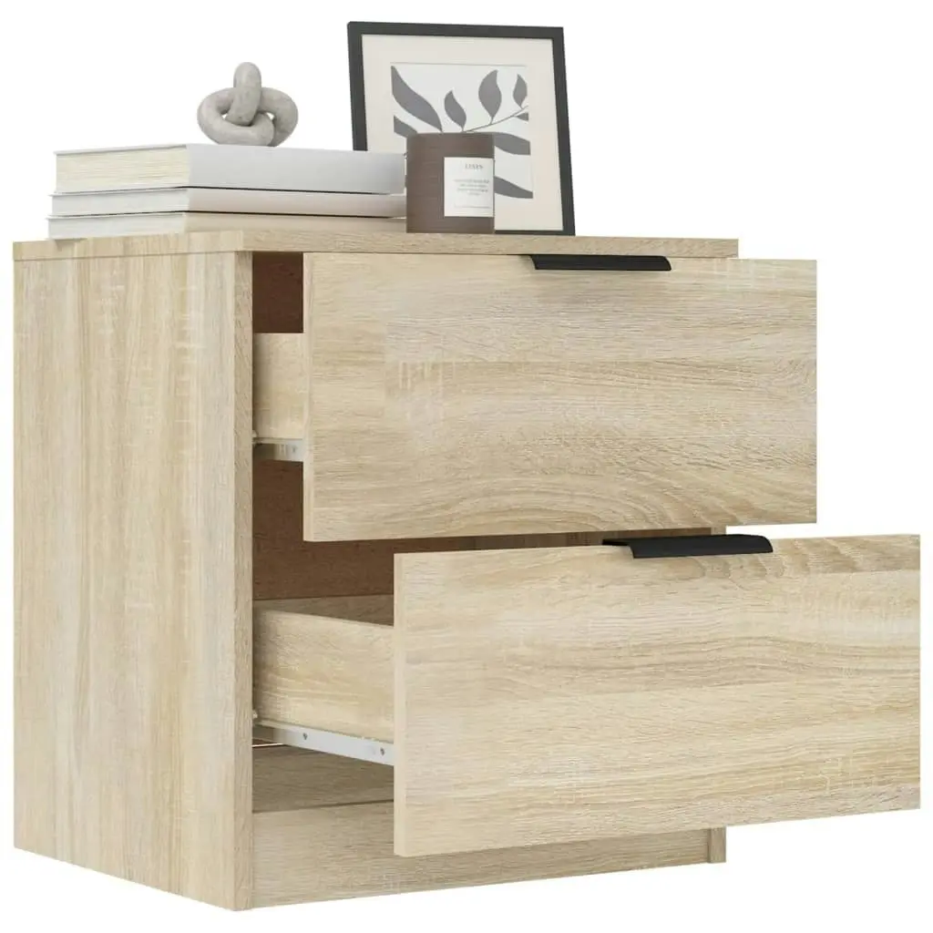 Bedside Cabinet Sonoma Oak Engineered Wood 811220