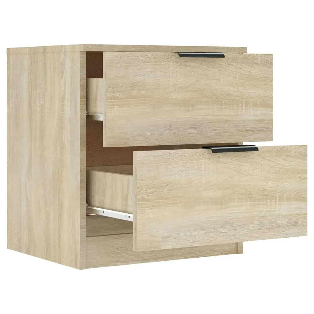 Bedside Cabinet Sonoma Oak Engineered Wood 811220