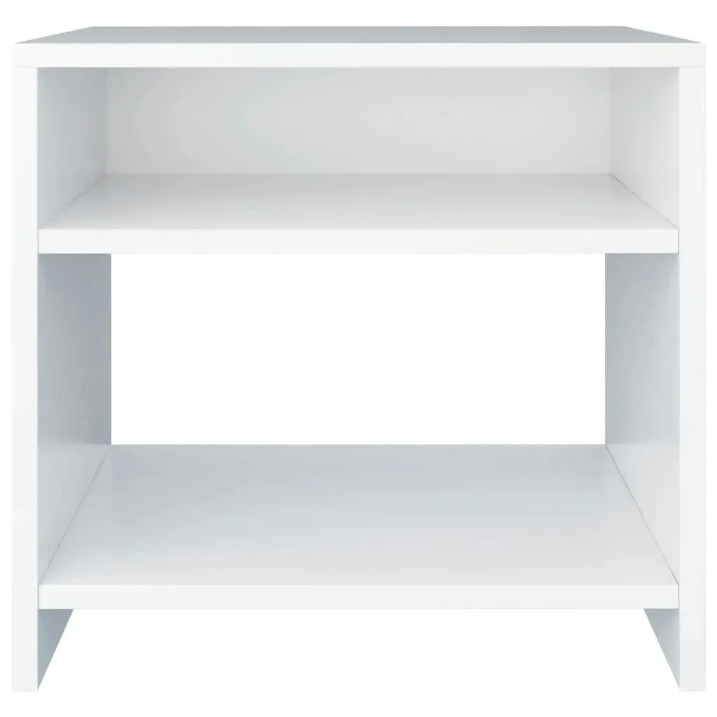 Bedside Cabinet White 40x30x40 cm Engineered Wood 800009