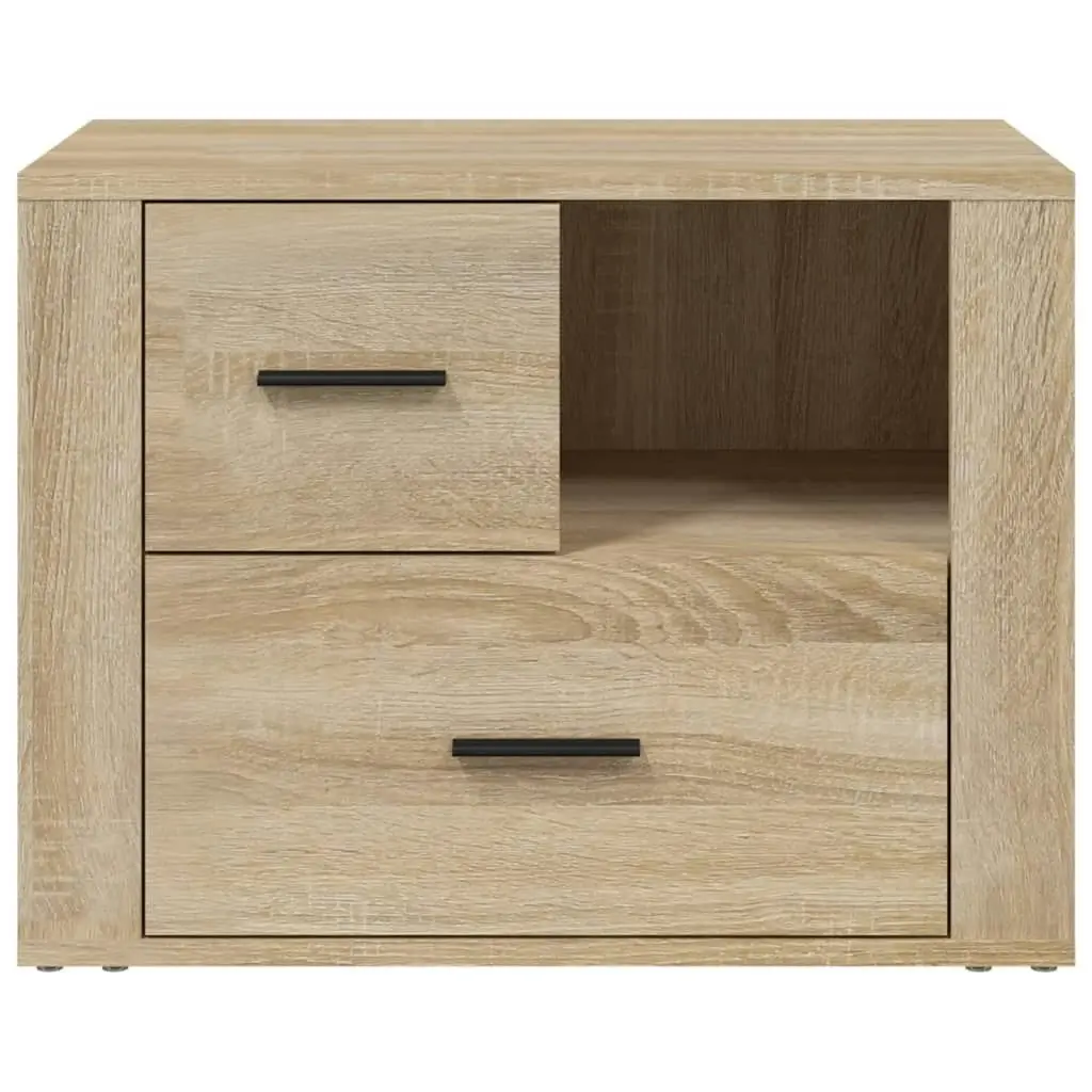 Bedside Cabinet Sonoma Oak 60x36x45 cm Engineered Wood 816739