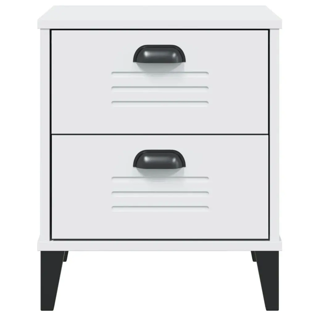 Bedside Cabinet VIKEN White Engineered Wood 374908