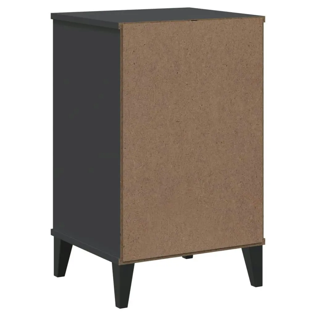 Bedside Cabinet VIKEN Anthracite Grey Engineered Wood 374916