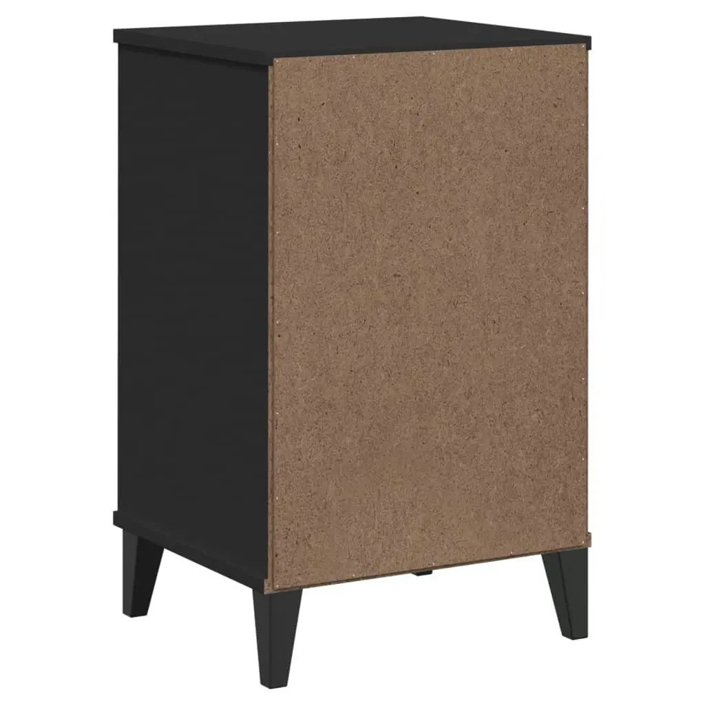 Bedside Cabinet VIKEN Black Engineered Wood 374912