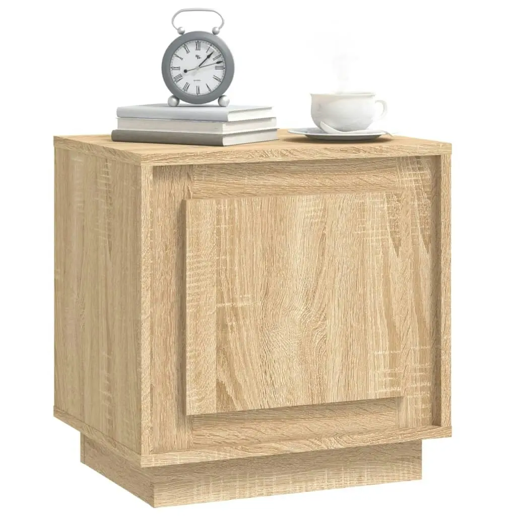 Bedside Cabinet Sonoma Oak 44x35x45 cm Engineered Wood 819842