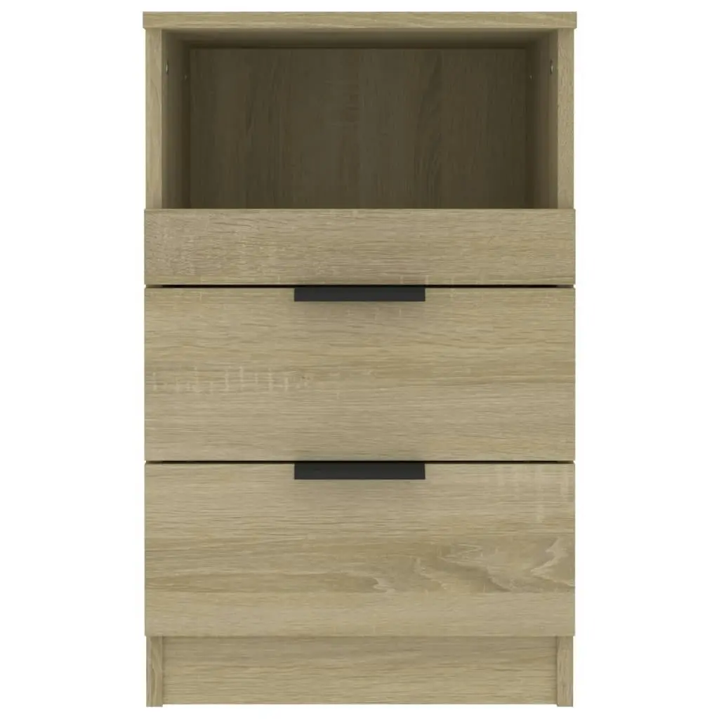 Bedside Cabinet Sonoma Oak Engineered Wood 811238