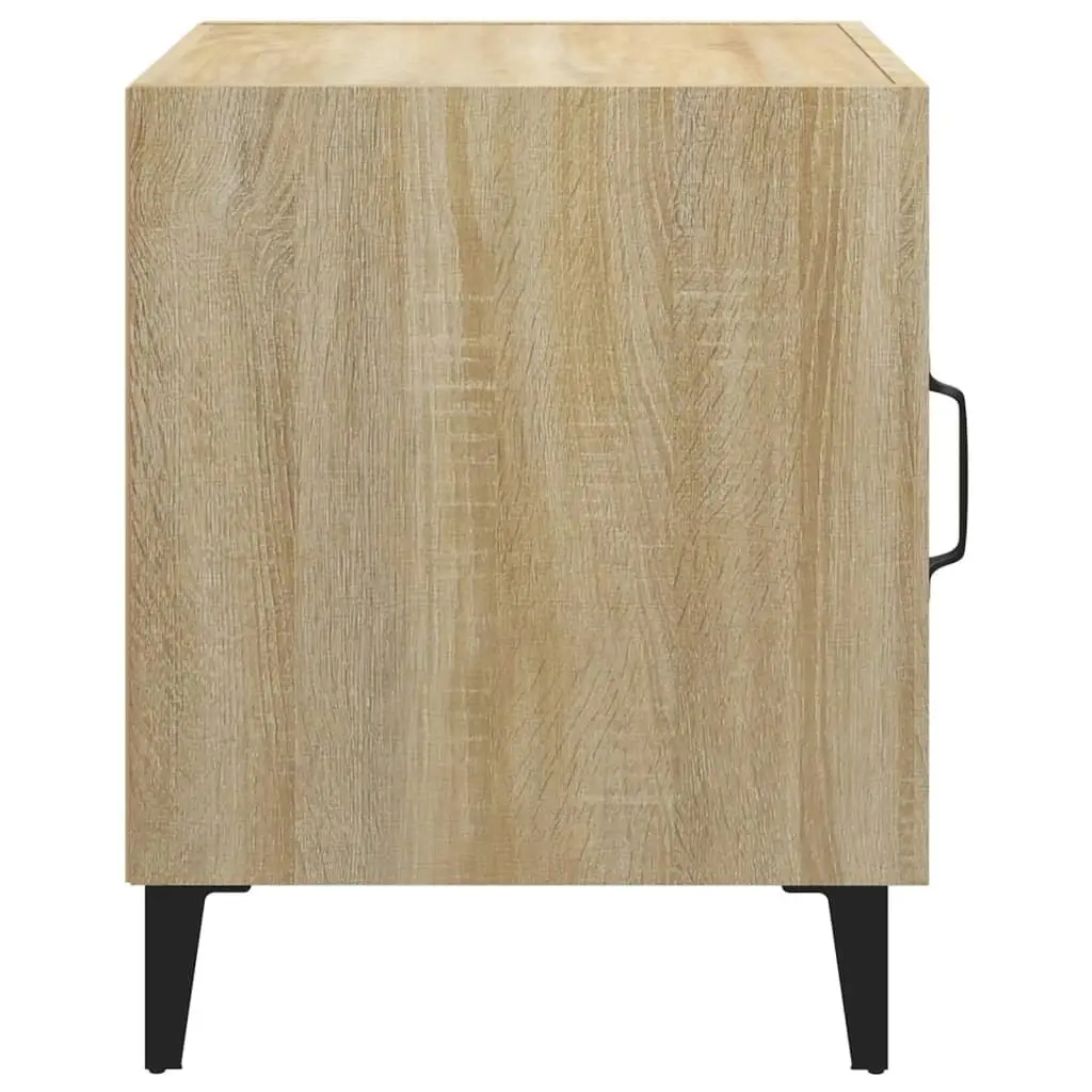 Bedside Cabinet Sonoma Oak Engineered Wood 812066