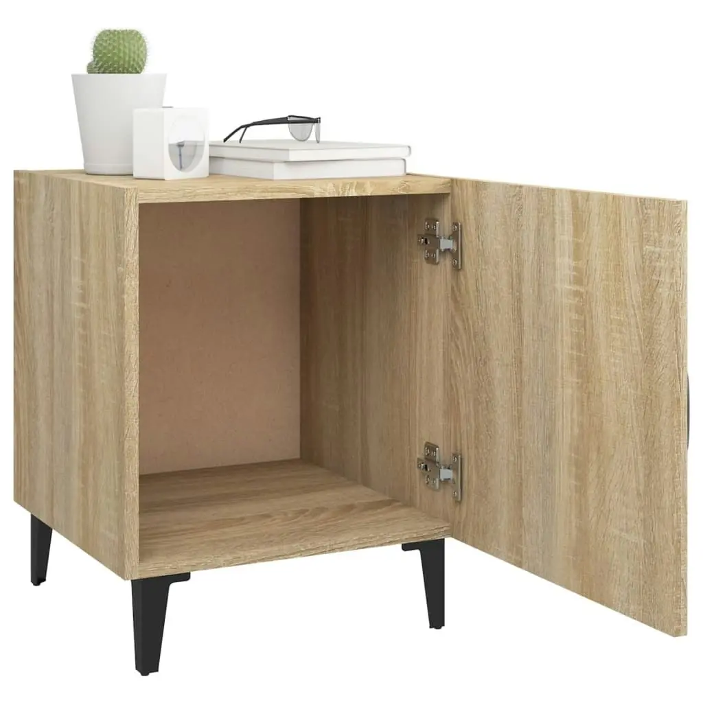 Bedside Cabinet Sonoma Oak Engineered Wood 812066